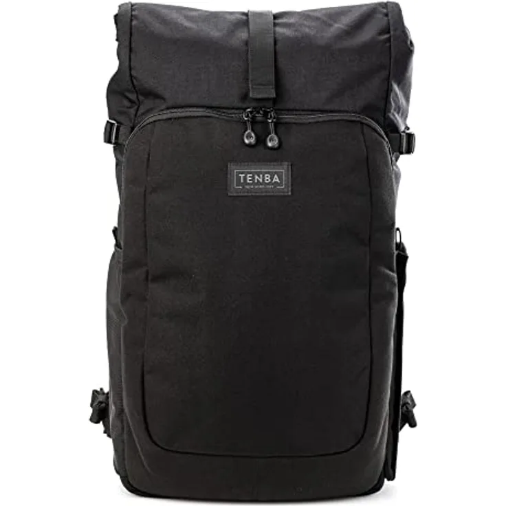 Tenba Fulton v2, Kamera Schultertasche mit 16L Volumen, Schwarz, für DSLR/Spiegellose Kameras & bis 17 Zoll Laptop