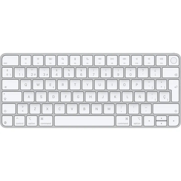 Apple Magic Keyboard with Touch ID, kabellos und wieder­aufladbar, silber