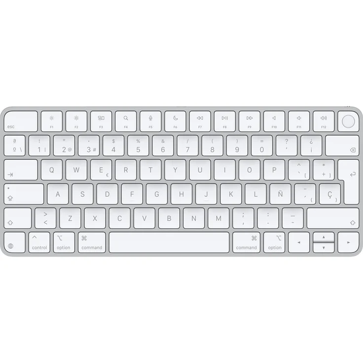 Apple Magic Keyboard with Touch ID, kabellos und wieder­aufladbar, silber