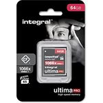 Integral 64GB Compact Flash Karte UDMA-7 1066x Speed VPG-65 160MB/s Lesen und 135MB/s Beschreiben Professionelle High Speed Speicherkarte