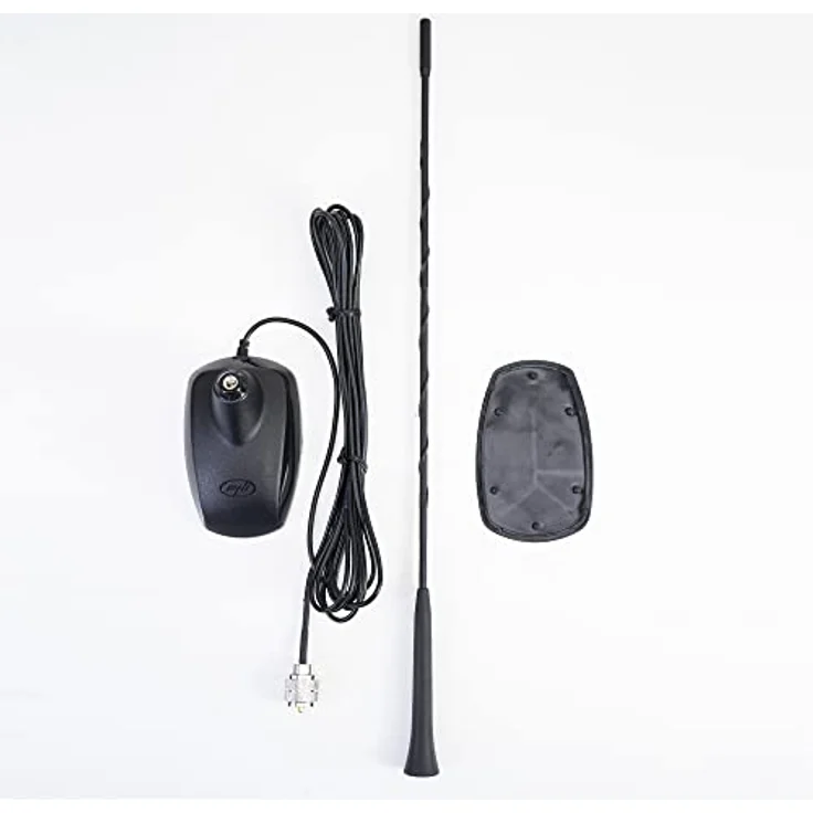 PNI CB Escort HP 7120 ASQ-Radiosender-Kit mit HF-Verstärkung, 4 W, 12 V und CB PNI Extra 48-Antenne mit Magnet – Bild 9