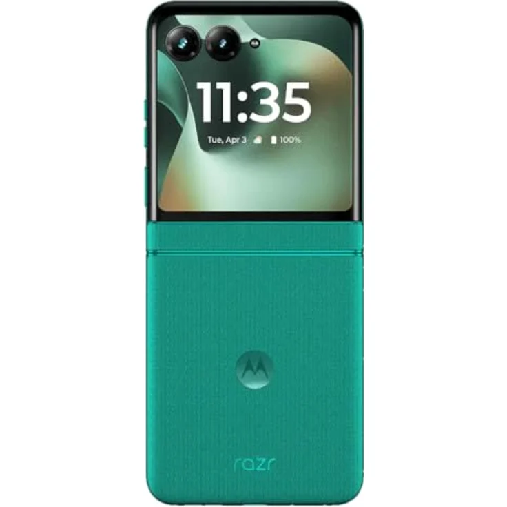 MOTOROLA razr 70, Smartphone mit 256 GB Speicher, Dual SIM, Sporting Green – Bild 2