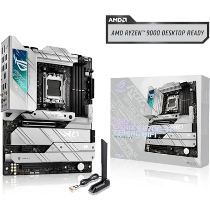 Asus ROG Strix X670E-F Gaming WiFi, ATX Mainboard mit AMD AM5 Sockel, bis zu 128 GB DDR5-RAM, Wi-Fi 6E, 2,5 Gigabit Ethernet – Bild 7