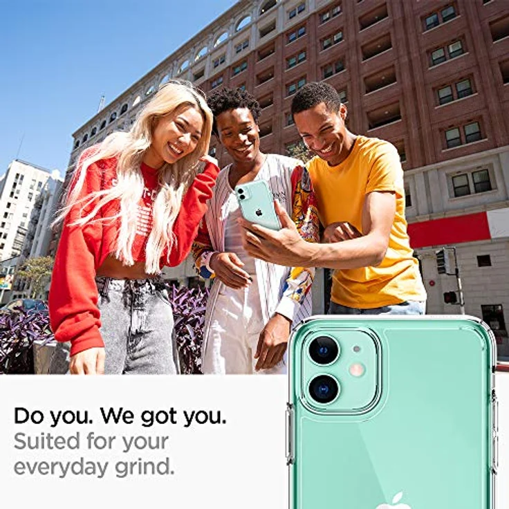 Spigen Ultra Hybrid Kompatibel mit iPhone 11 Hülle, Transparent PC Back Silikon Rahmen [Military Grade Drop Tested] Handyhülle für iPhone 11 Case Crystal Clear 076CS27185 – Bild 3