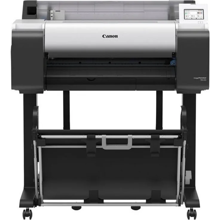 Canon imagePROGRAF TM-255, Groformatdrucker mit 5-Farb-Tintenstrahl, 2400 x 1200 DPI, WLAN, 500 GB Festplatte, DIN A1 Medienhandling