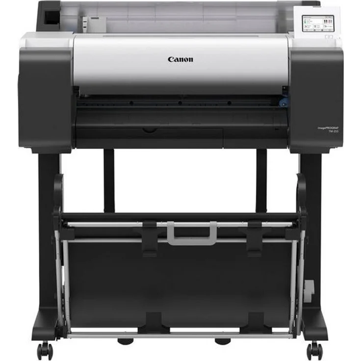 Canon imagePROGRAF TM-255, Groformatdrucker mit 5-Farb-Tintenstrahl, 2400 x 1200 DPI, WLAN, 500 GB Festplatte, DIN A1 Medienhandling