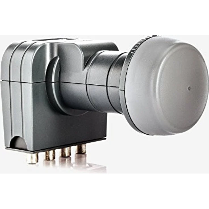 Fuba DEK 417 Quad LNB 4K HDTV UHD, integrierter Quattro Switch für 4 Receiver, inkl. 8 F-Stecker – Bild 2