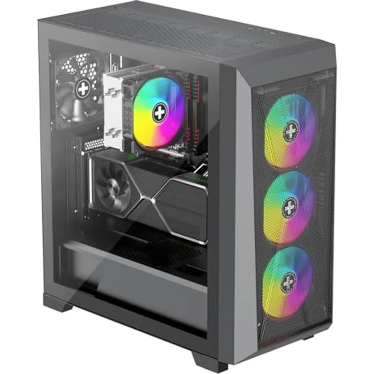 Xilence PC-Gehäuse X9 Vertical GPU Set für X912.ARG, nur mit X912.ARGB Xilent X Case kompatibel, ermöglicht vertikale Grafikkartenmontage – Bild 5
