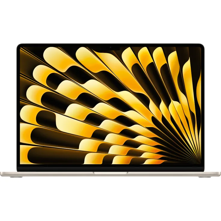 Apple MacBook Air 15", Polarstern, M5 10-Core CPU, 10-Core GPU, 24GB RAM, 512GB SSD, glänzendes 38,91 cm Display