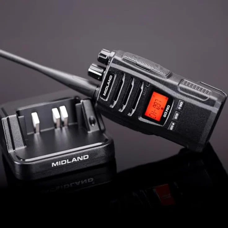 Midland G13 PRO PMR446 + LPD Funkgerät, vielseitiges Dual-Band-Handfunkgerät für professionelle und Outdoor-Nutzung – Bild 2