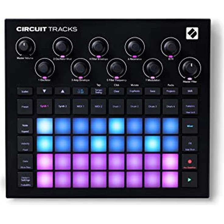 Novation Circuit Tracks: Groovebox-Sequenzer mit Synthesizer-, MIDI- und Drum-Spuren für die elektronische Musikproduktion. – Bild 1