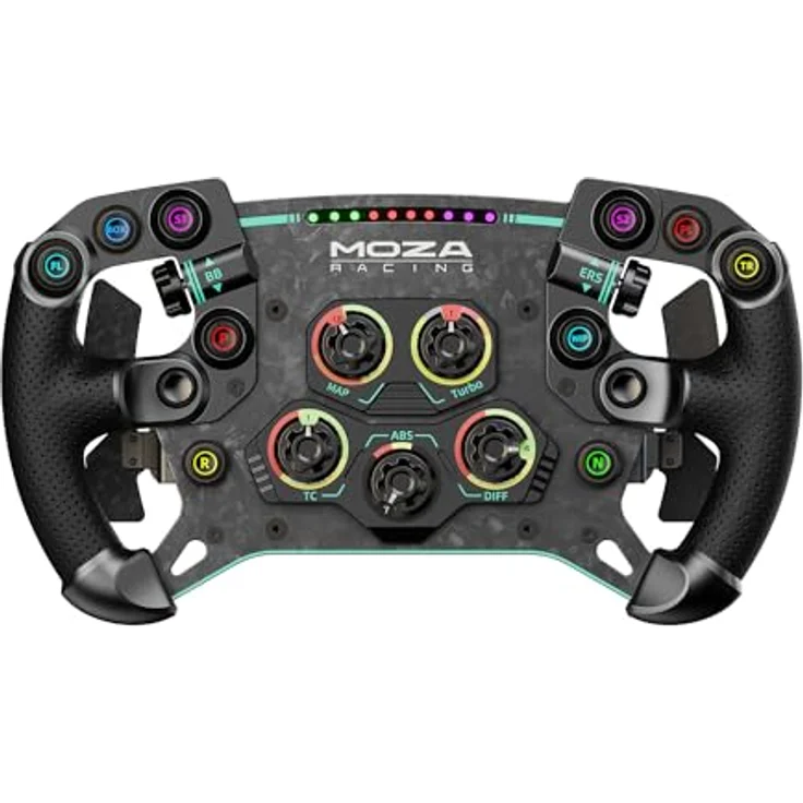 Moza GS V2P Gaming Controller für PC, Schwarz, mit programmierbaren mechanischen Tasten und RGB-Schaltanzeige – Bild 1