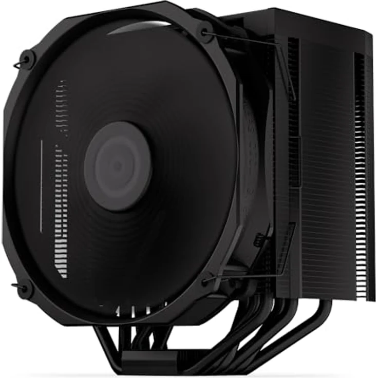 Endorfy Fortis 5 Black, Hochleistungs-CPU Kühler mit Fluctus 140 PWM-Lüfter und 6 Heatpipes, Schwarz – Bild 1