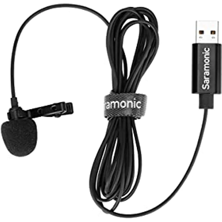 Saramonic Lavalier Mikrofon mit USB-A-Stecker für Computer mit 2 m langem Kabel (SR-ULM10) – Bild 2