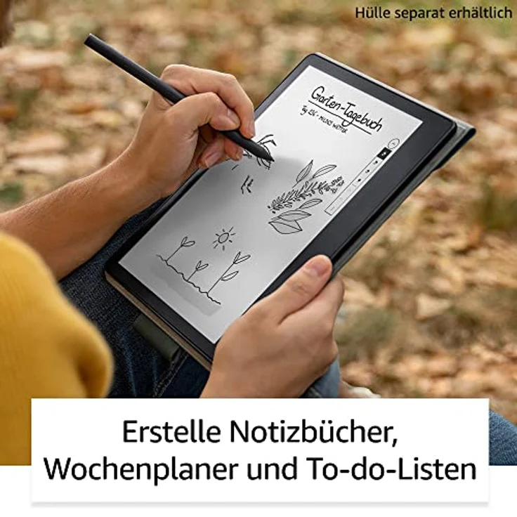 Zertifiziert und generalüberholt Kindle Scribe, der erste Kindle mit Schreibfunktion, mit 10,2-Zoll-Paperwhite-Display mit 300 ppi, mit Premium-Eingabestift | 64 GB – Bild 3