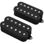 Fishman Fluence Tim Henson Set 6 B, aktives Humbucker Tonabnehmer Set für E-Gitarre, Schwarz mit 2 Volume Potis und 2 Push/Pull Ton Potis