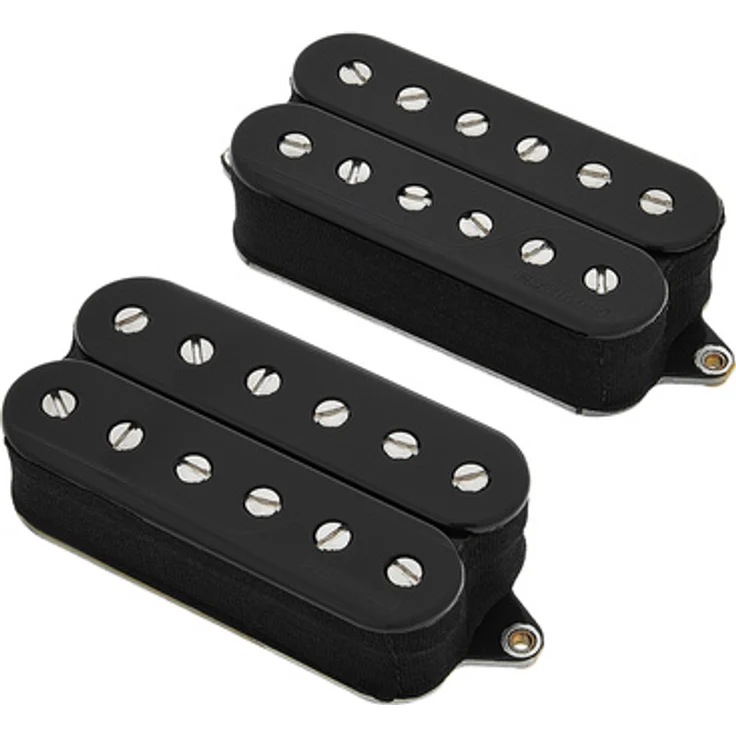 Fishman Fluence Tim Henson Set 6 B, aktives Humbucker Tonabnehmer Set für E-Gitarre, Schwarz mit 2 Volume Potis und 2 Push/Pull Ton Potis – Bild 1