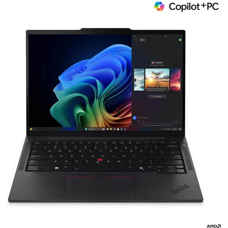 Lenovo TP T14S G6 R AI 7P 350, 14" Notebook mit AMD Ryzen AI 7 350, 32 GB RAM, 1 TB SSD, WUXGA-Display, schwarz – Bild 1