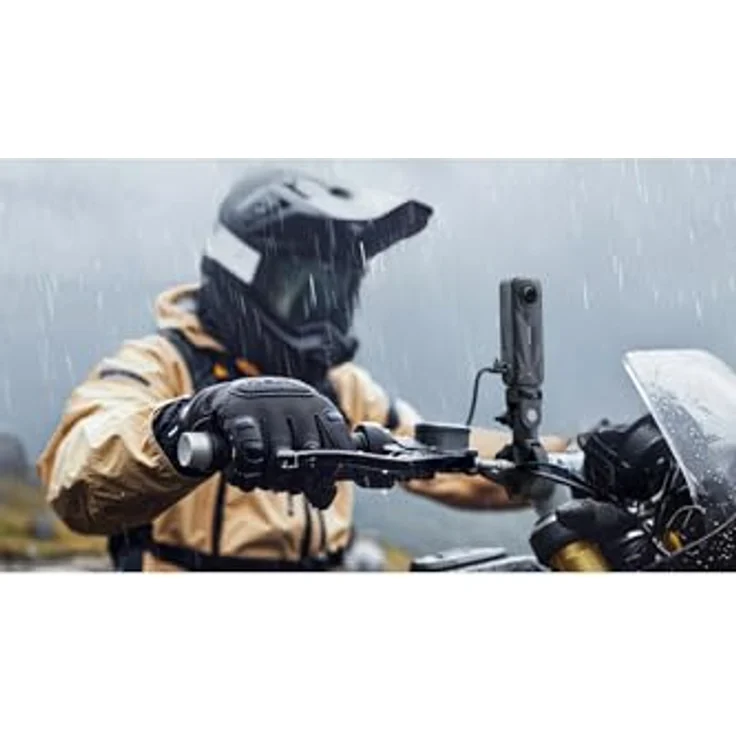 Insta360 X5 Motorcycle Bundle, Action Cam mit 1/1,28”-Sensoren, 360°-Videos, Bluetooth, WLAN, Schwarz – Bild 5