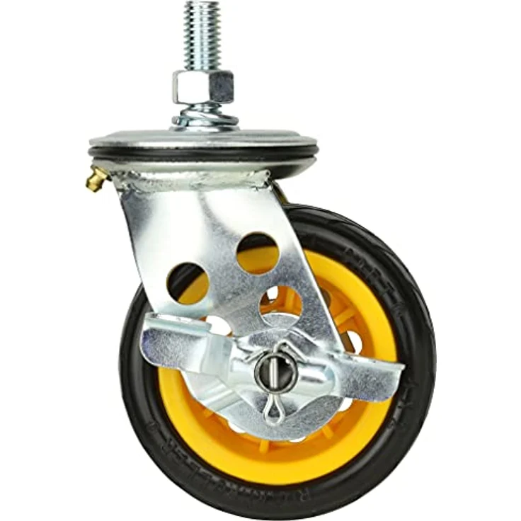 RocknRoller RCSTR4X2, 4X2 Ground Glider Caster mit Bremse, Upgrade für R2, Zubehör für Audio Racks und Cases – Bild 3
