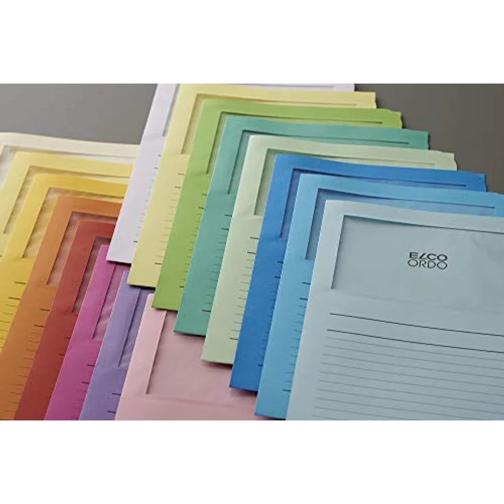 Generic Aktenordner Elco 29488 Ordo Classico Organisationsmappen 120g/m² 10 Farb - 100St. - DIN A4, dokumentenecht, farbsortiert – Bild 8