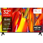 TCL 32V5C - 32“ Full HD Smart QLED Direct LED TV mit Android TV & HDR - Kompatibel mit Google Cast & Google Home, Schlankes Design, Silber