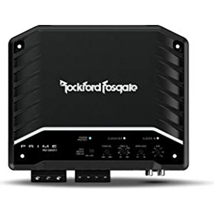 Rockford Fosgate R2-500X1 PRIME, 1-Kanal Class-D-Verstärker mit 500 W RMS, integriertes C.L.E.A.N.-Setup-System und variablen Filtern