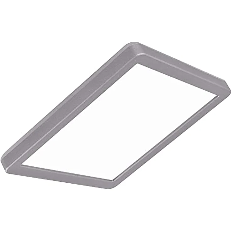 max K O M F O R T Moderne LED Deckenlampe LUCKY grau - Eckiges Design, 12W Neutralweiß, Aufputzmontage – Bild 3