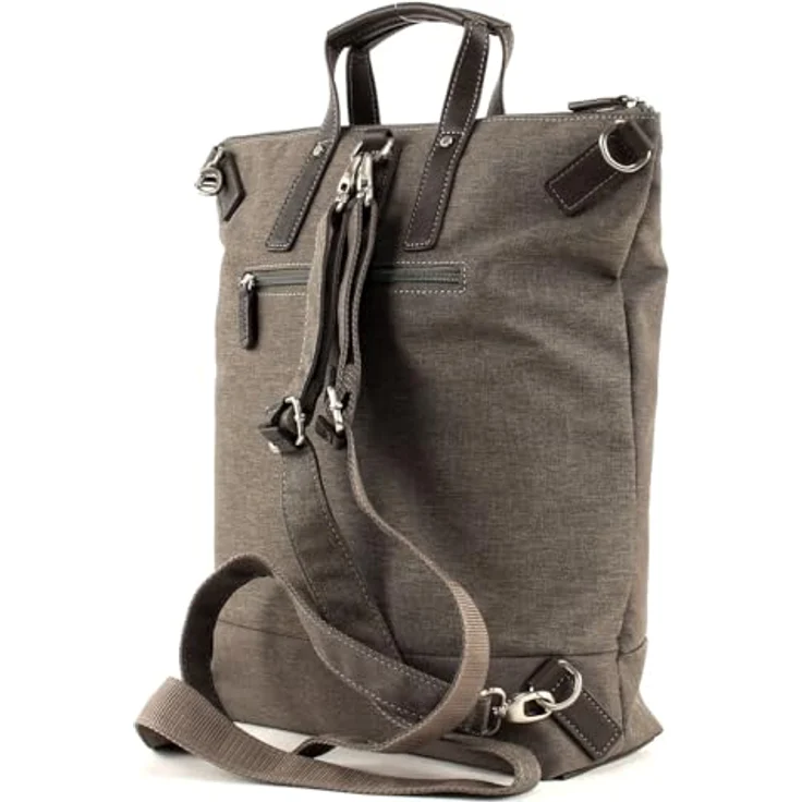 Jost Bergen X-Change 3in1 Bag S, Rucksack mit Laptopfach für Geräte bis 40 cm, grau – Bild 6