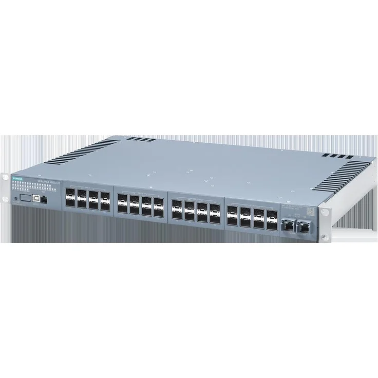 Siemens SCALANCE XR502-32, Managed Layer 3 PoE Switch mit 24 Ports und 8 SFP+ für industrielle Anwendungen