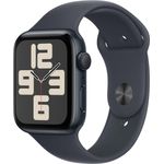 Apple Watch SE (2. Generation) 44 mm, GPS Smartwatch in Midnight mit Sturzerkennung und fortschrittlichen Gesundheitsfunktionen