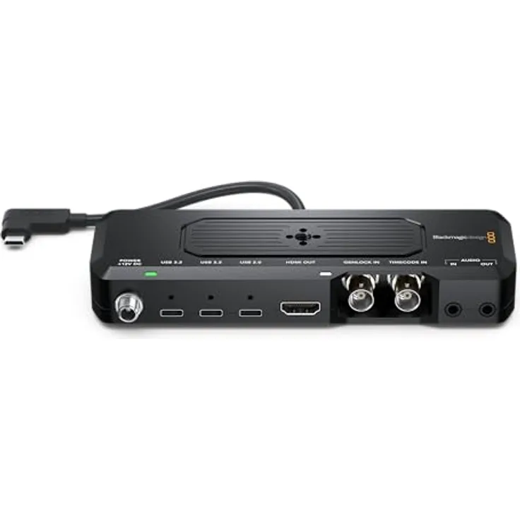 Blackmagic Design Camera ProDock für iPhone 17 Pro und 17 Pro Max, Professionelle Kameraanschlüsse mit Genlock-Synchronisation für Multi-Cam-Produktion