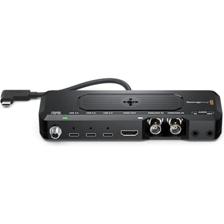 Blackmagic Design Camera ProDock für iPhone 17 Pro und 17 Pro Max, Professionelle Kameraanschlüsse mit Genlock-Synchronisation für Multi-Cam-Produktion – Bild 1