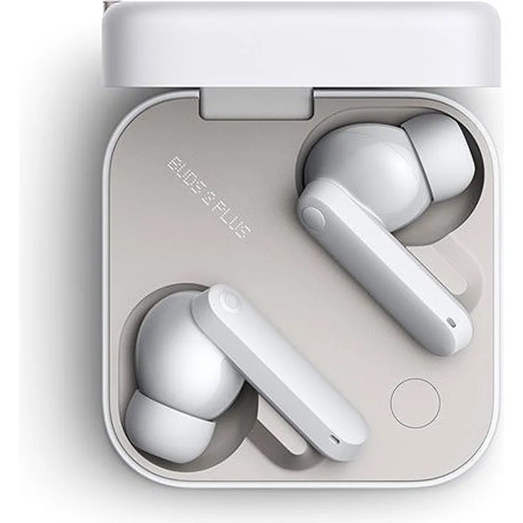 CMF Buds 2 Plus Light Grey – In-Ear Bluetooth 5.4 Kopfhörer mit ANC, IP55, LDAC, 61,5h Akku, True Wireless