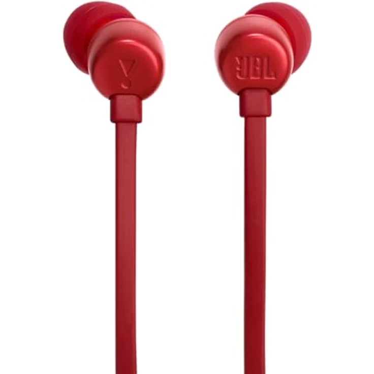 JBL Tune 310 C Kopfhörer – Kabelgebundene In-Ear-Kopfhörer Pure Bass Sound, Mikrofon und USB-C-Anschluss – Rot – Bild 2