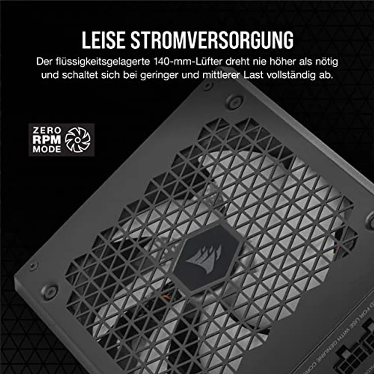 Corsair HX1000i Vollmodulares, Extrem Geräuscharmes ATX-Netzteil - ATX 3.0- Und PCIe 5.0-kompatibel - CORSAIR iCUE Software-Kompatibel - 80 Plus Platinum-Effizienz - Schwarz – Bild 4