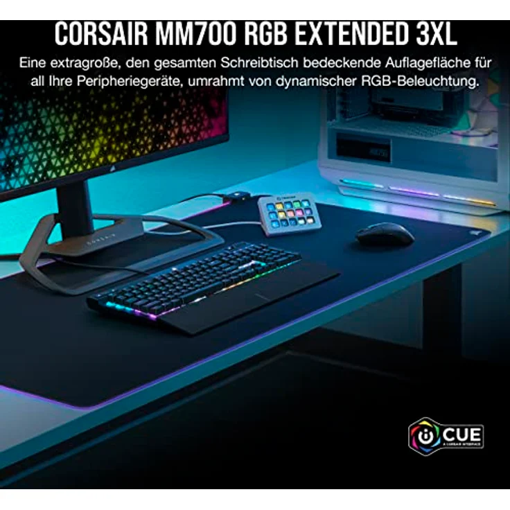 Corsair CH-9417080-WW Mauspad Gaming-Mauspad Schwarz (CH-9417080-WW) – Bild 2