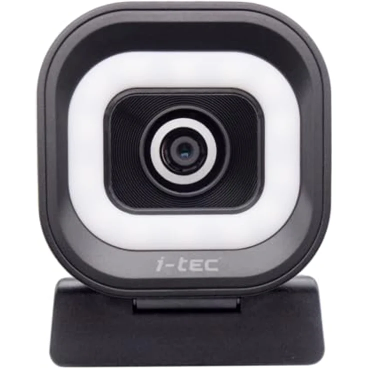 i-tec Solomon 700 Stream Webcam 4K, mit integriertem LED-Ringlicht, PDAF-Autofokus und zwei Mikrofonen – Bild 1