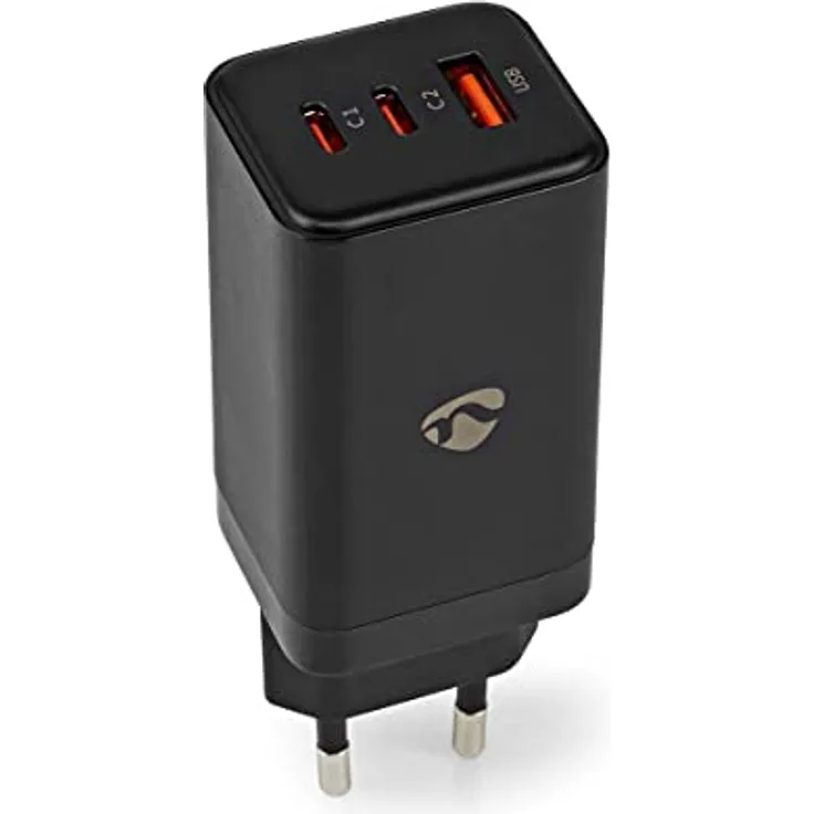 Nedis Netzladegerät | Schnellladefunktion | PD3.0 18W / PD3.0 20W / PD3.0 27W / PD3.0 36W / PD3.0 45W / PD3.0 60W | 3.0/3.25 A A | Anzahl der Ausgänge:3 | USB-A / 2X USB-C