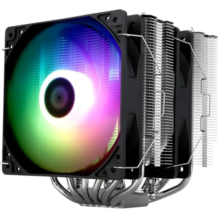 Thermalright Peerless Assasin 120 SE A-RGB CPU-Kühler - 120 mm, schwarz/silber – Bild 2