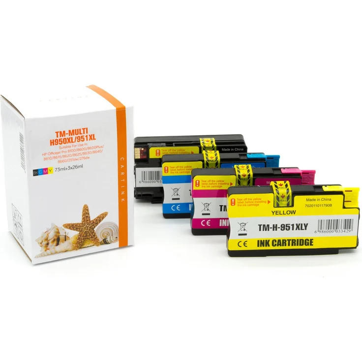Supplies Germany y=26 ml Tintenpatrone MultiPack Bk,C,M,Y, kompatibel zu HP 950XL/951XL
