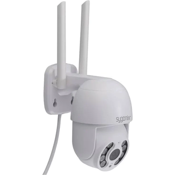 Sygonix SY-6440260 Funk-Zusatzkamera 2304 x 1296 Pixel 2.4 GHz, witterungsgeschützt, schwenkbar, neigbar, zoombar, IP65 – Bild 4