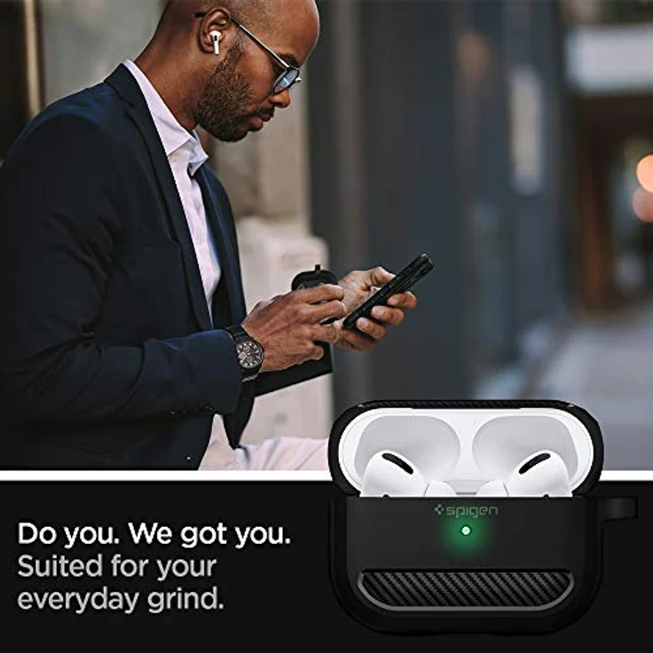 SPIGEN Rugged Armor für Apple AirPods Pro Schwarz - Preisvergleich – Bild 3