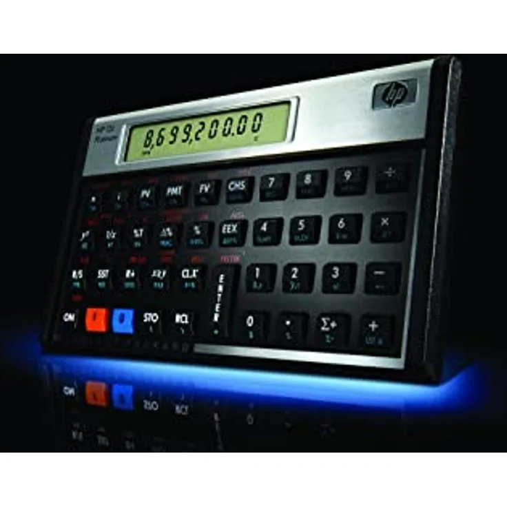 Hewlett Packard HP12C Finanzmathematischer Taschenrechner UPN algebraisch programmierbar Platin – Bild 5