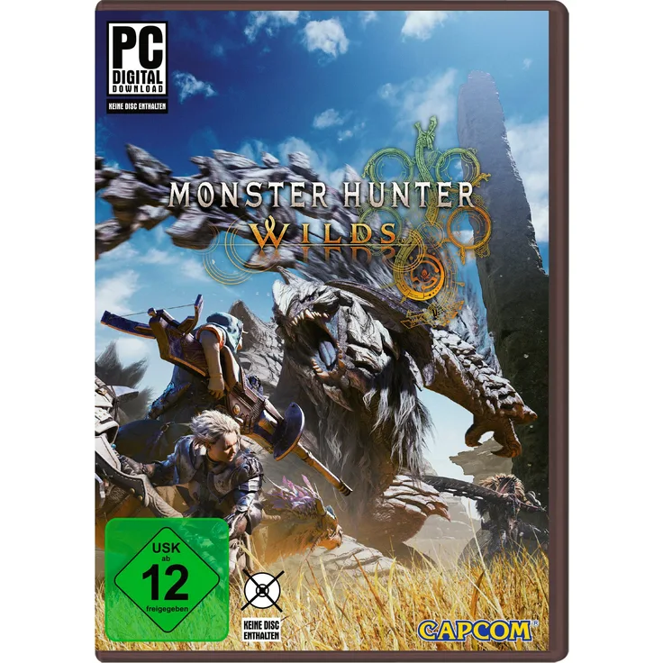 Capcom PC Monster Hunter Wilds (Code in a Box) PC, Action Rollenspiele, Koop-Action-RPG, Spannung, Jagd auf überlebensgroße Feinde.