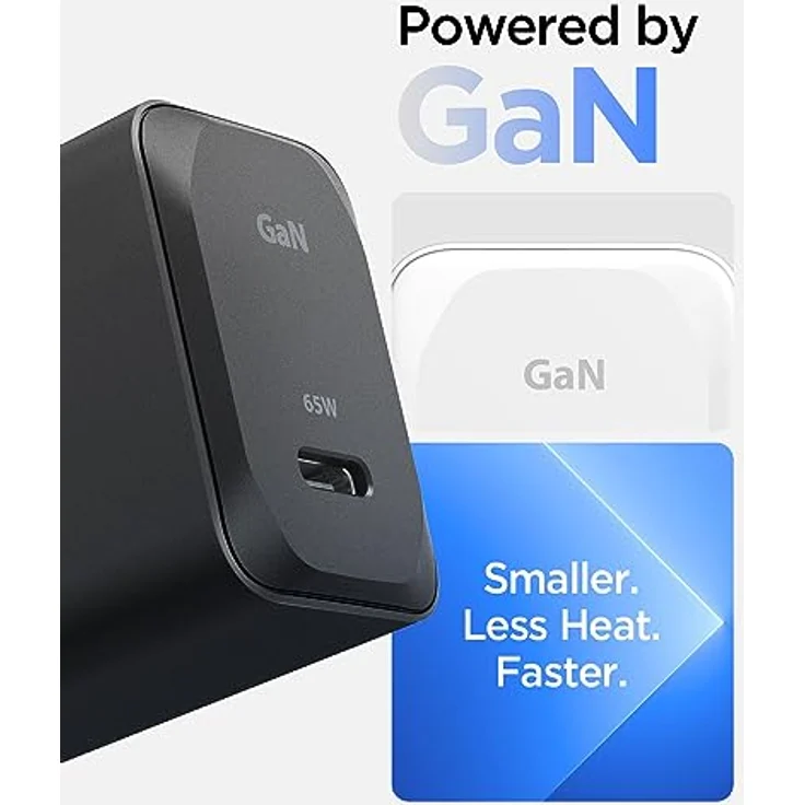 Spigen ArcStation Pro GaN-651, 65W USB-C Ladegerät mit schnellem und sicherem Laden, Schwarz – Bild 4