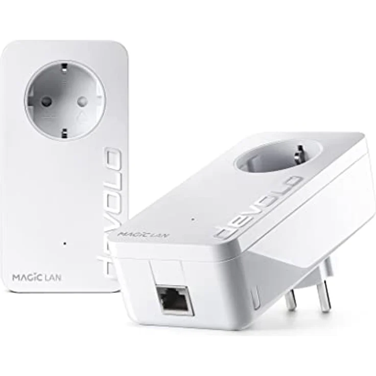 devolo Magic 1 - 1200 LAN Starter Kit dLAN 2.0: Stabiles Arbeiten im Home Office, Powerline-Starterkit für zuverlässiges Heimnetzwerk via Stromleitung bis 1200 Mbit-s – Bild 2
