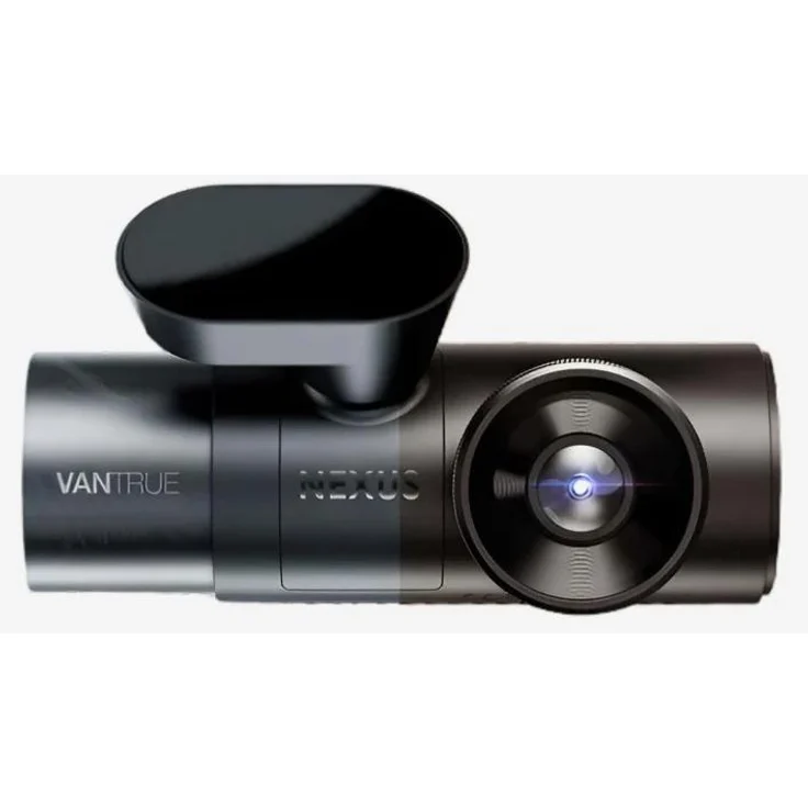 Vantrue N4S Nexus 4 S Dashcam, 2.7K Videorekorder mit WLAN, GPS, Mikrofon, Display, Beschleunigungssensor und Nachtsicht, Schwarz