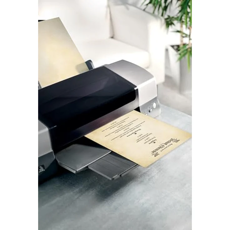 Sigel DP983 Motiv-Papier Vintage, DIN A4, 50 Blatt + 25 Blatt gratis, 90 g, beidseitig bedruckt – Bild 5
