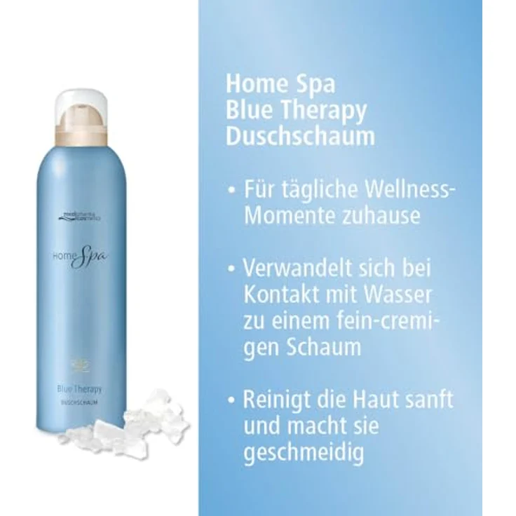 Medipharma Cosmetics Home Spa Blue Therapy Duschschaum 200 ml mit Meeresmineralien-Extrakt - Preisvergleich – Bild 3